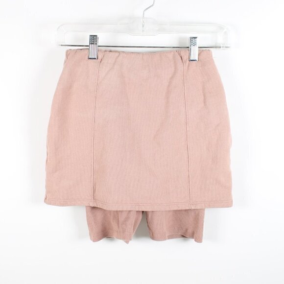 ZARA Skort Skirt With Attached Biker Shorts Size S - Picture 1 of 8